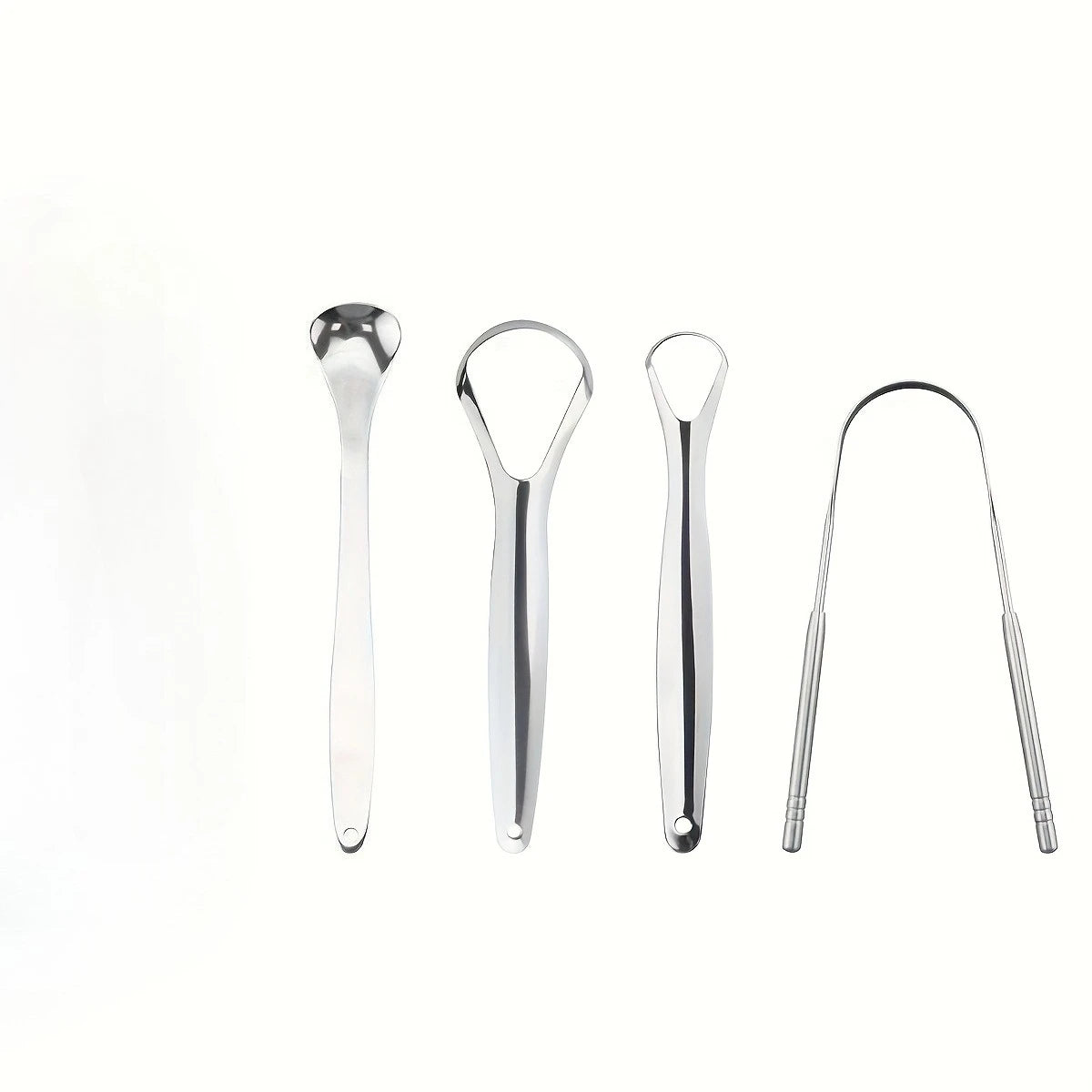 1/2/3/4pcs Stainless Steel tongue scraper