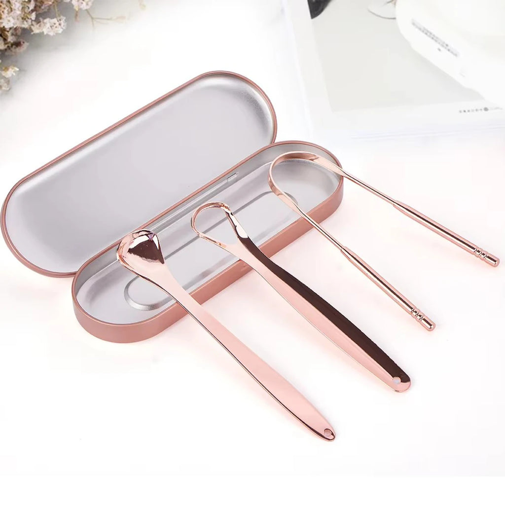 1/2/3/4pcs Stainless Steel tongue scraper