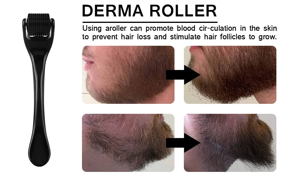 Natural Shea Beard Oil Soften            + free dermaroller