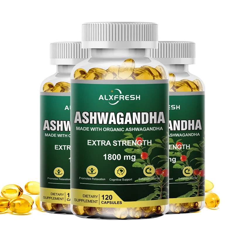 Organic Ashwagandha Root Extract 1800mg