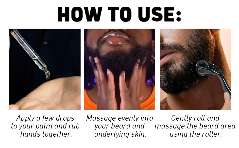 Natural Shea Beard Oil Soften            + free dermaroller