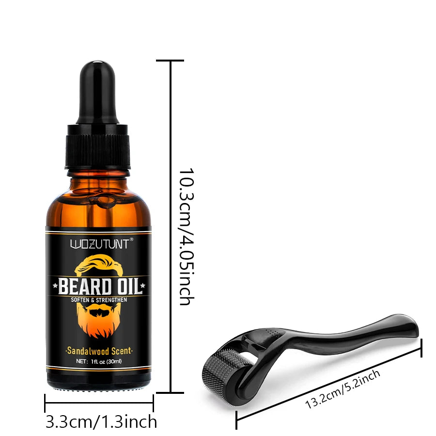 Natural Shea Beard Oil Soften            + free dermaroller