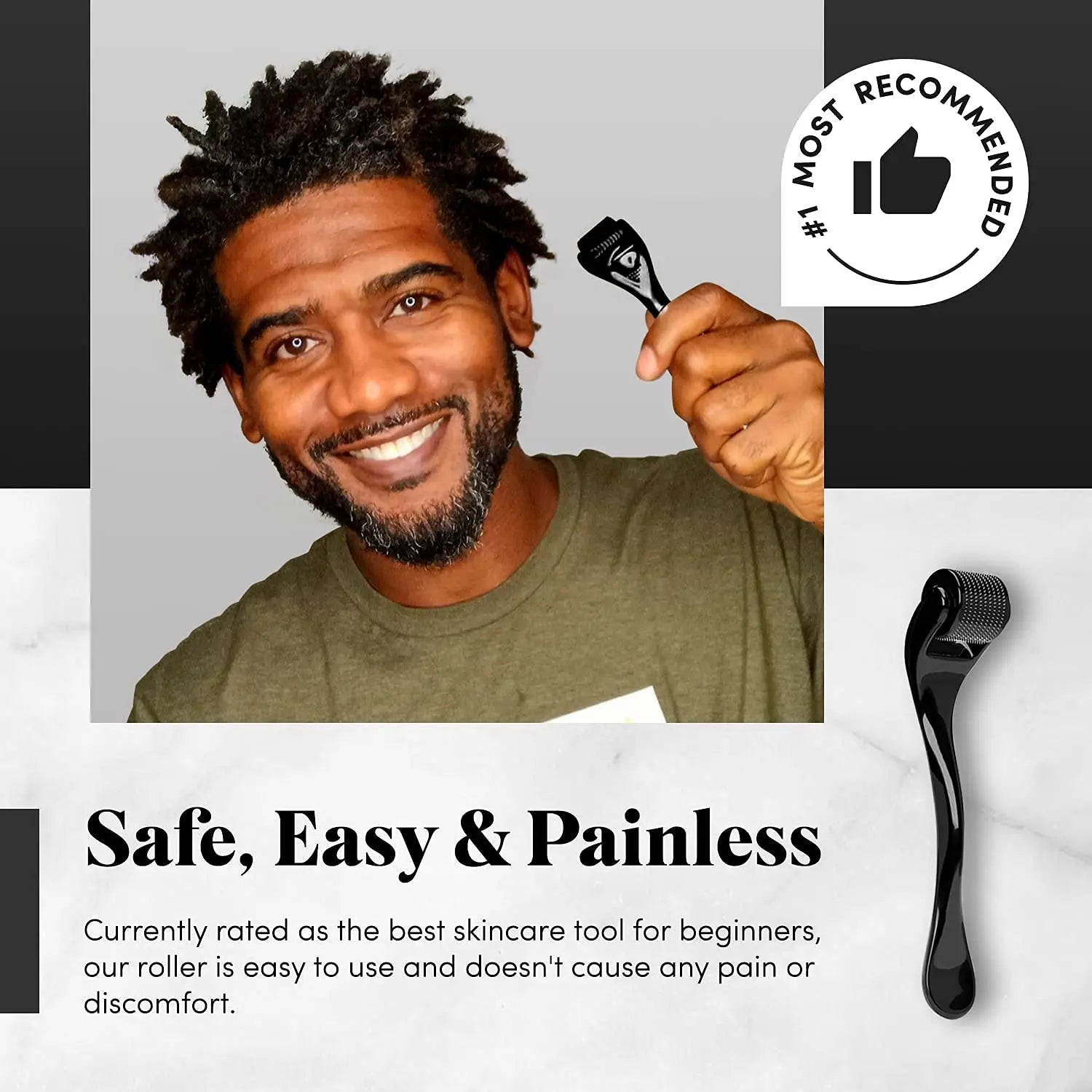 Natural Shea Beard Oil Soften            + free dermaroller