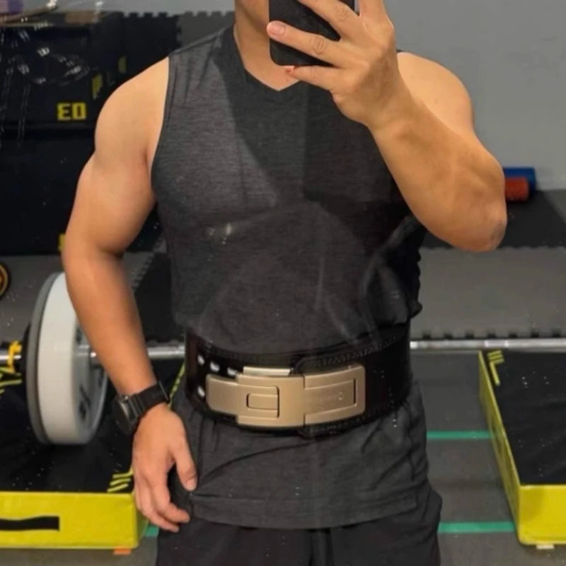 Leather Weightlifting Belt