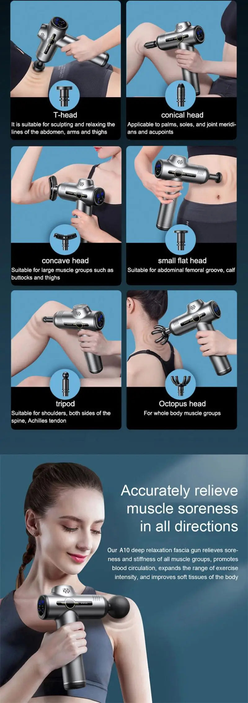 99 Level Massage Gun Deep Muscle Relaxation