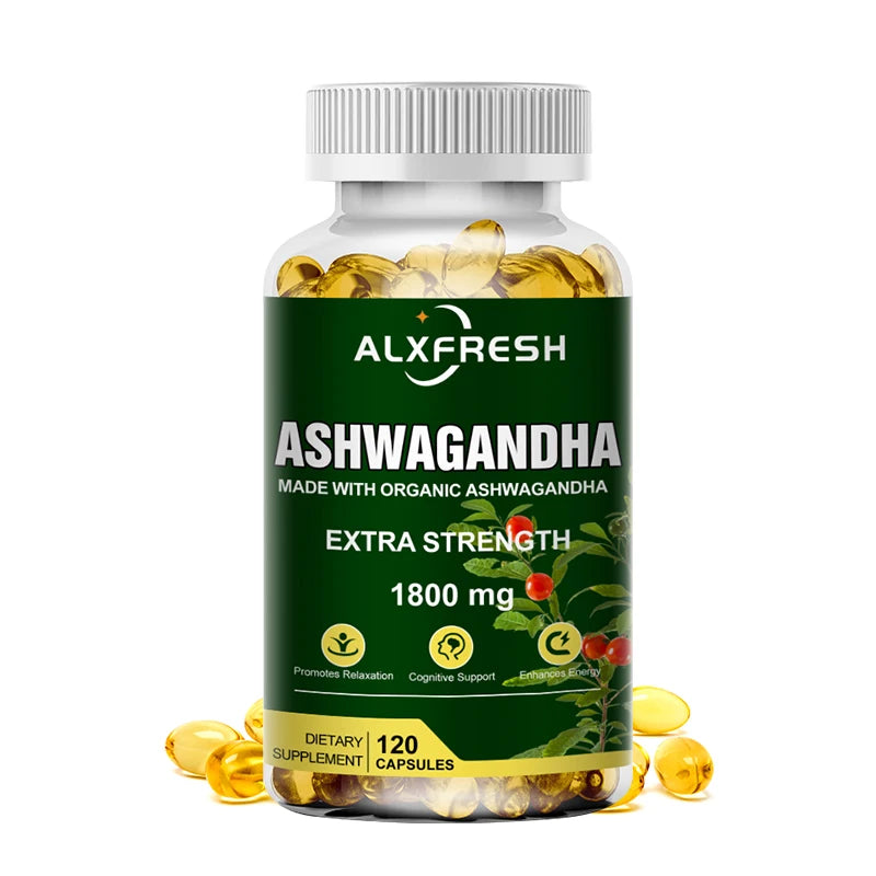 Organic Ashwagandha Root Extract 1800mg