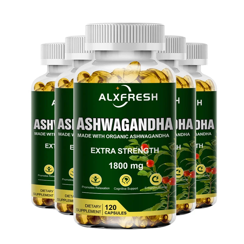 Organic Ashwagandha Root Extract 1800mg